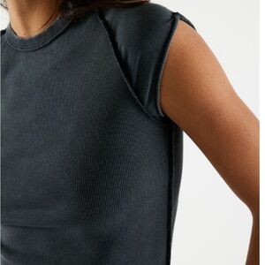 We The Free Riley Short Sleeve Tee- Washed Black